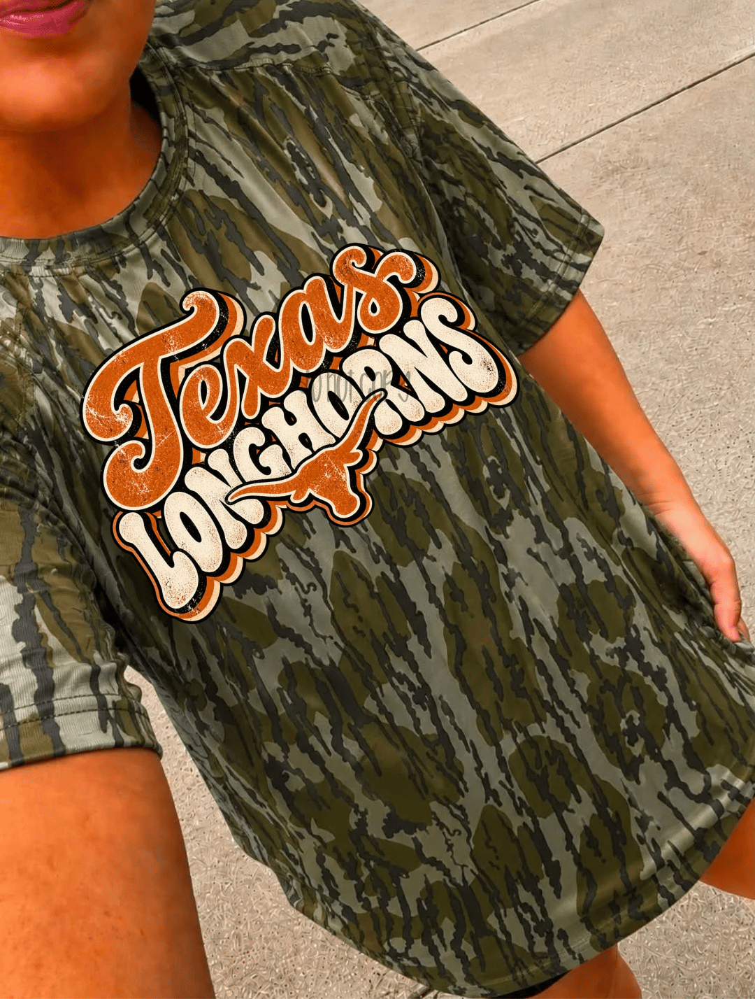 Longhorns RETRO TAKEOVER - DTF TRANSFER (PVC)