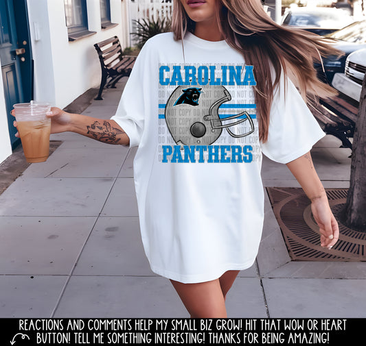 Panthers football lines - DTF (CCDD)