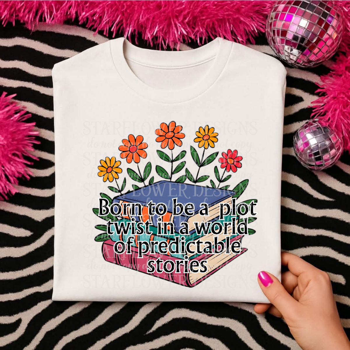 Born to be a plot twist- DTF TRANSFER (SFD JUN25)