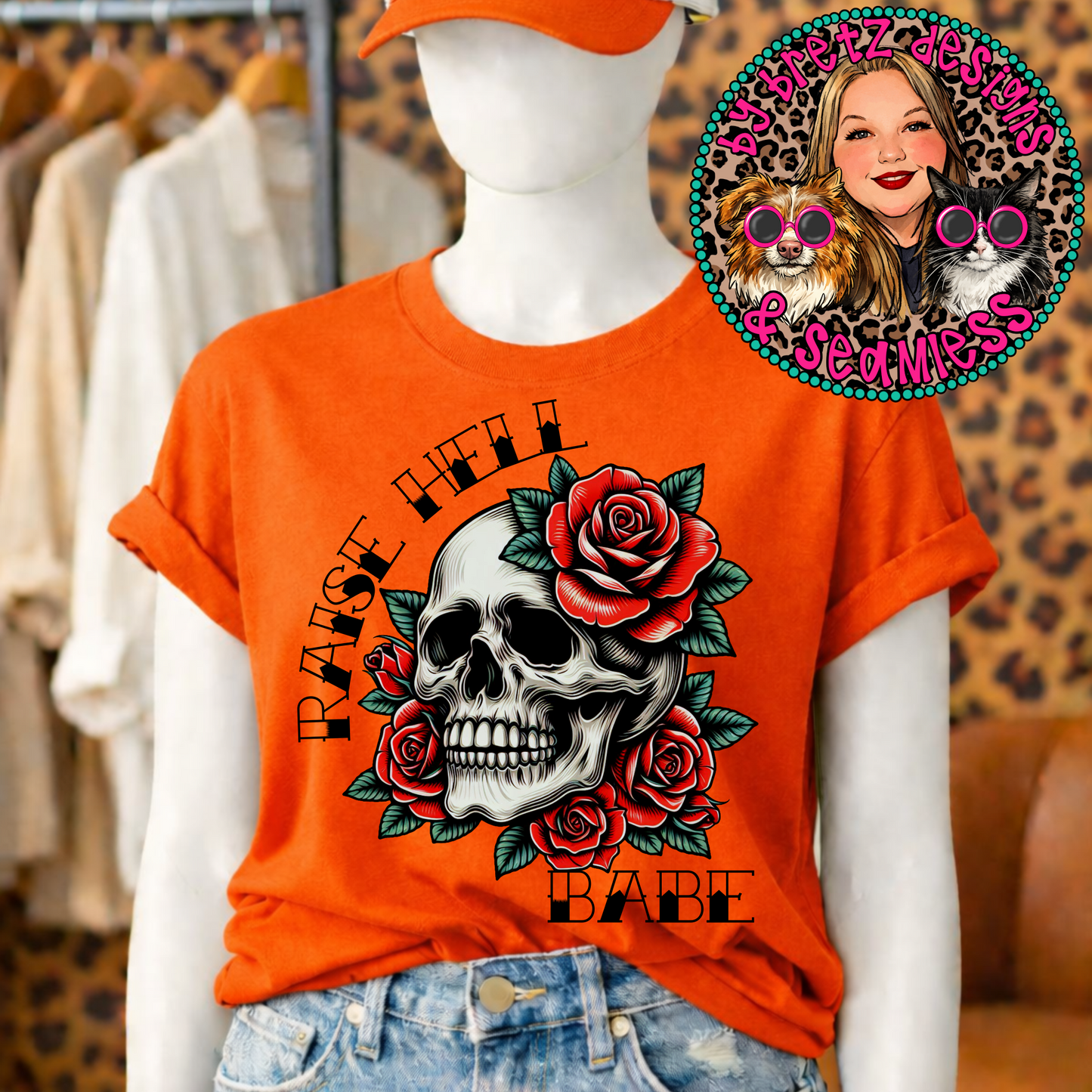 Raise Hell Babe-DTF TRANSFER (RiotEnergy)