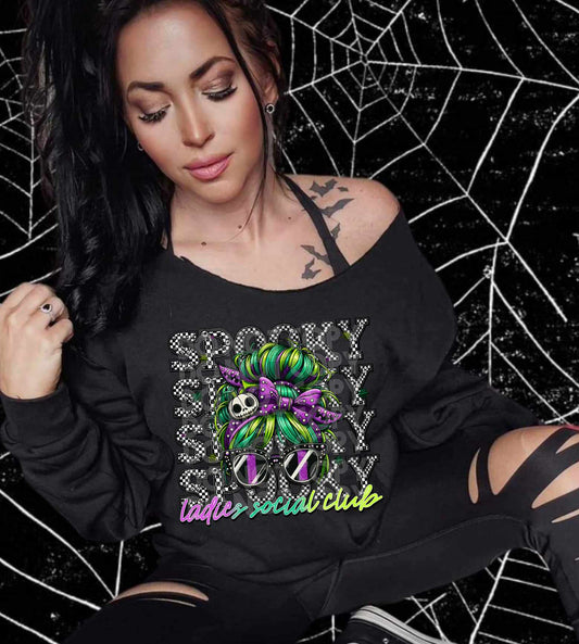 Spooky ladies social club - DTF TRANSFER (TED/PHDC)