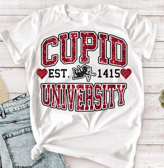 Cupid University Red - DTF TRANSFER (TD)