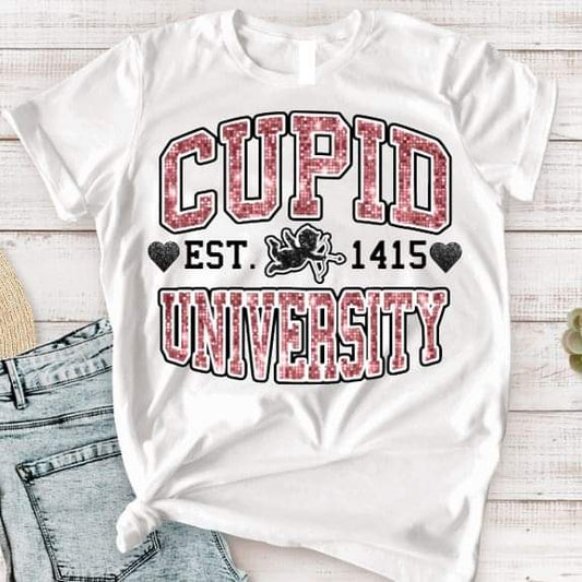 Cupid University Pink - DTF TRANSFER (TD)