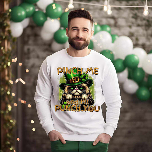 Pinch Me And I'll Punch You St Patrick's Day - DTF TRANSFER (CST)