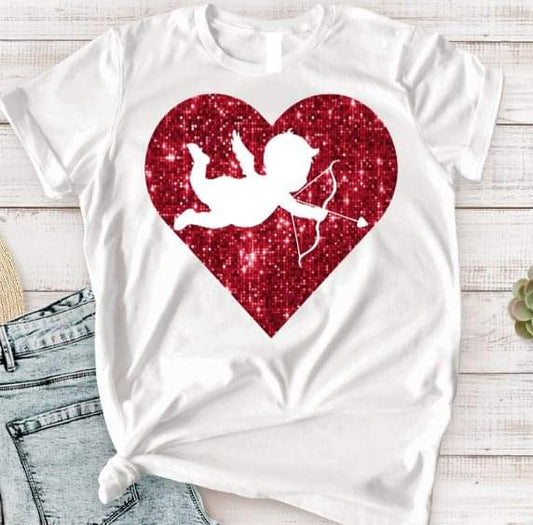 Cupid Heart Red - DTF TRANSFER (TD)