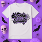 Purple Batty Spooky Mama, Mini, or Daddy (you choose!) - DTF TRANSFER ONLY (SFD JLY25)