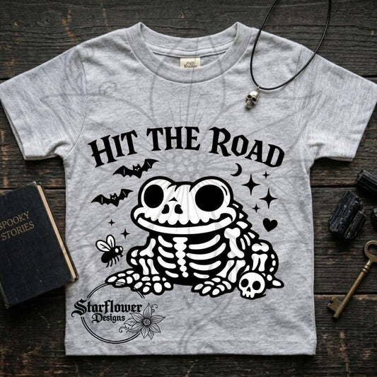 Hit the road little toad- Spooky; DTF TRANSFER ONLY (SFD)