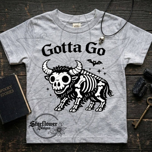 Gotta go buffalo- spooky; DTF TRANSFER ONLY (SFD)