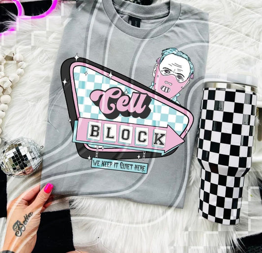 Cell Block - DTF TRANSFER (GL825)