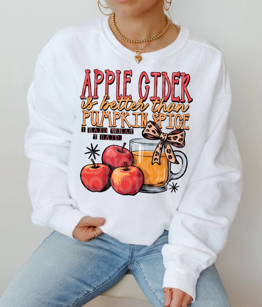 Apple Cider  (DTF TRANSFER) PHDC (AG 25)