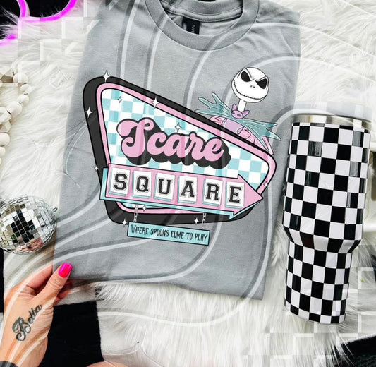 Scare Square - DTF TRANSFER (GL825)