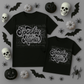Gray Batty Spooky Mama, Mini, or Daddy (you choose!) - DTF TRANSFER ONLY (SFD JLY25)