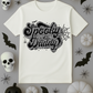 Gray Batty Spooky Mama, Mini, or Daddy (you choose!) - DTF TRANSFER ONLY (SFD JLY25)
