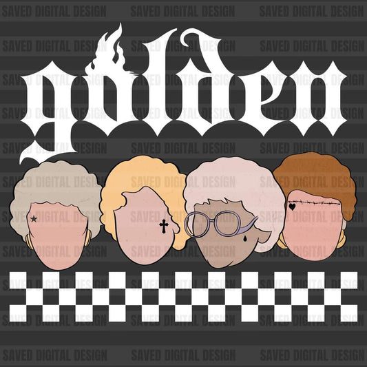 Golden- DTF TRANSFER (SAVED/gg bundle)