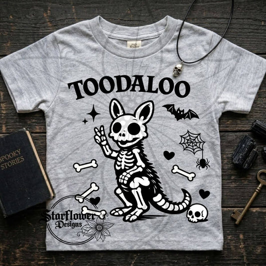 Toodaloo Kangaroo - Spooky; DTF TRANSFER ONLY (SFD)