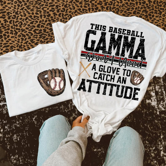 Baseball Gamma Attitude-DTF TRANSFER (VDS)