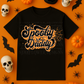 Orange Batty Spooky Mama, Mini, or Daddy (you choose!) - DTF TRANSFER ONLY (SFD JLY25)