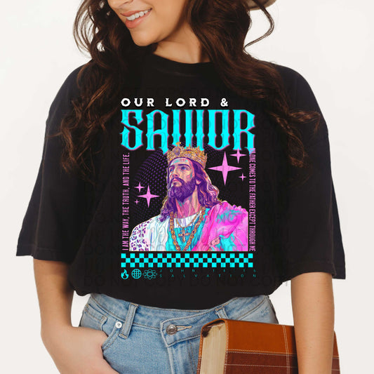 Our Lord & Savior-DTF TRANSFER (Building the Kingdom Collab SSDa×FDC)