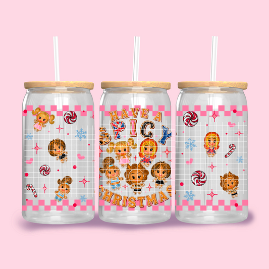 Have a spicy Christmas - UV dtf wrap 16oz libbey : GD