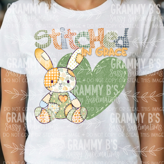Stitched in Grace-DTF TRANSFER (PEEPSHOW)