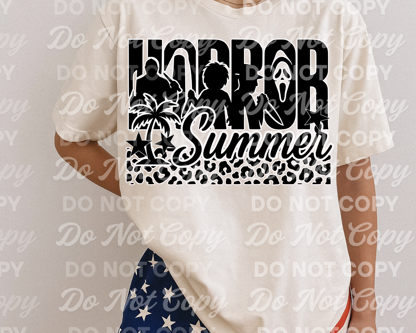 Horror Summer - DTF TRANSFER (Spooky Summer Collab)