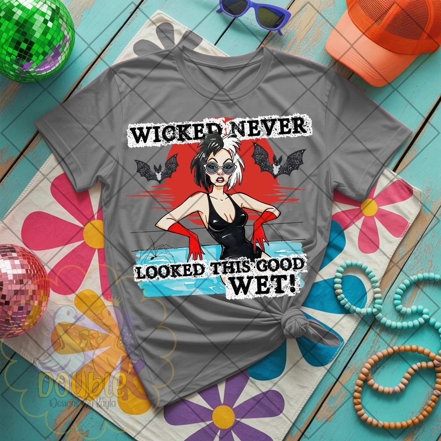 Wicked never looked this good wet -DTF TRANSFER (Spooky Summer Collab)