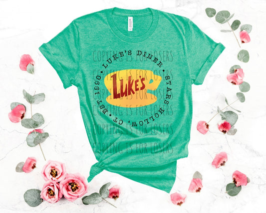 Lukes Dinner ; GG Gilmore Girls  TRANSFER ONLY