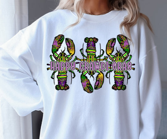 Happy Crawdi Gras TRANSFER ONLY