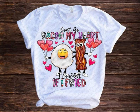 Eggs and bacon Valentine TRANSFER ONLY