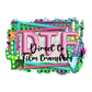 I closed my book to be here wavy - DTF direct to film transfer